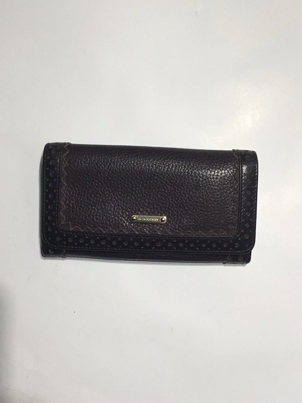 Burberry compact wallet